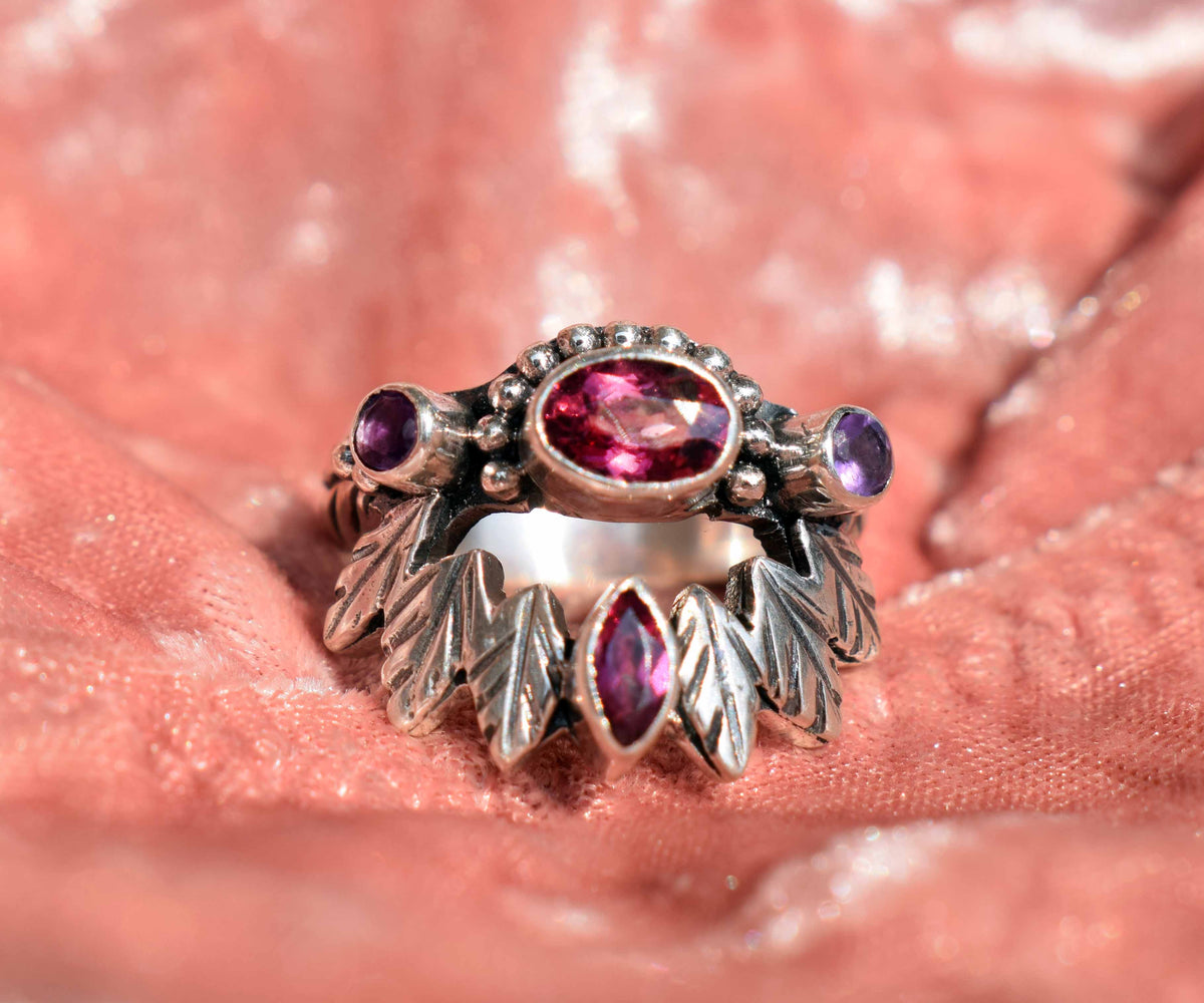 Anillo Pocahontas Rodolita