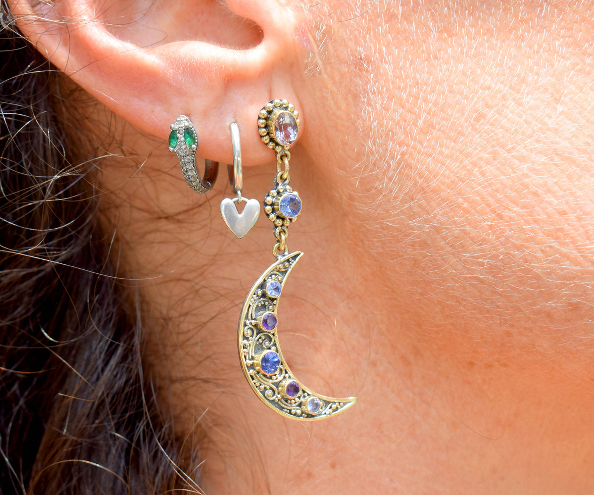 Aros Crecent Moon Tanzanitas