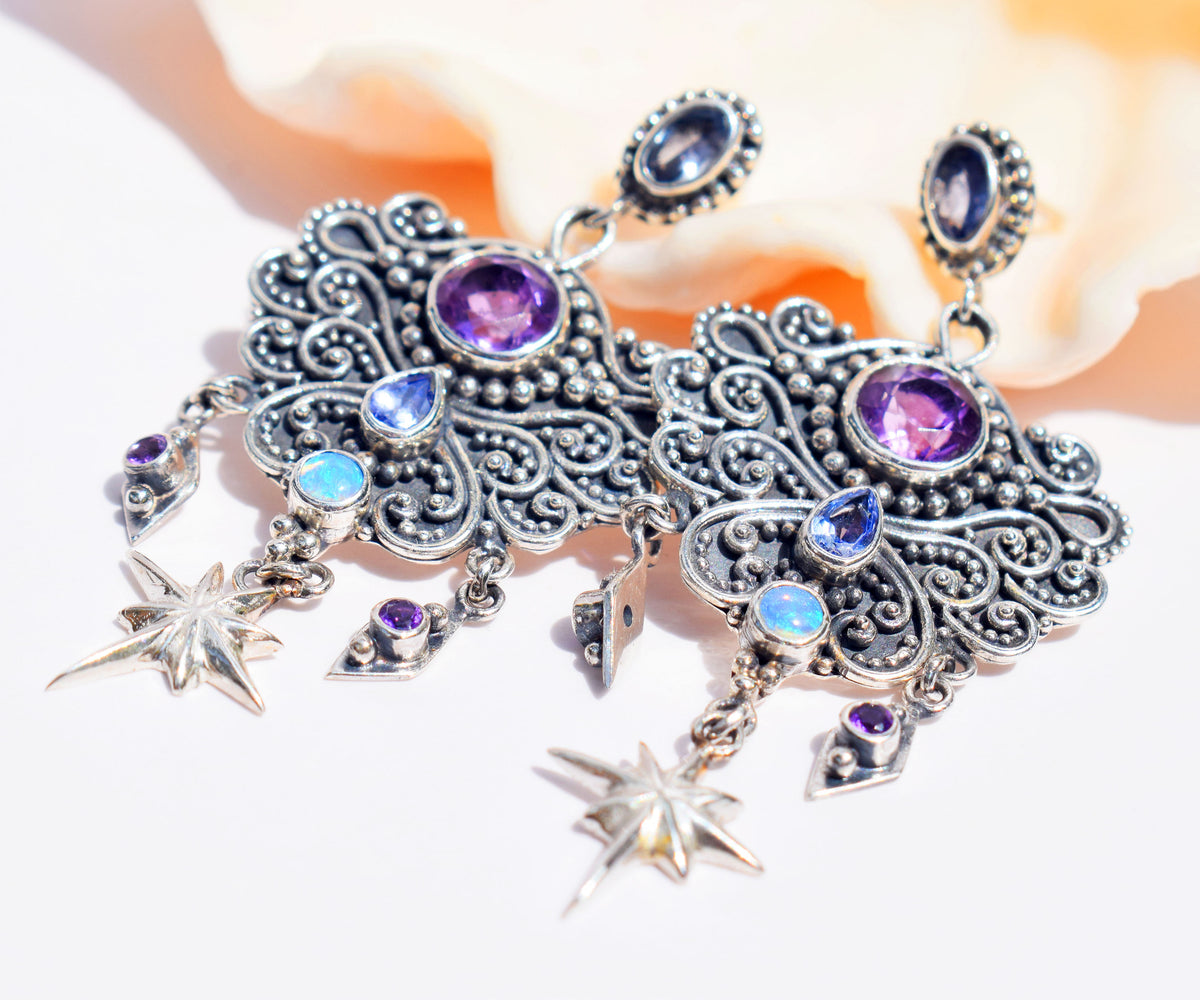 Aros Cosmic Buterfy Amatista