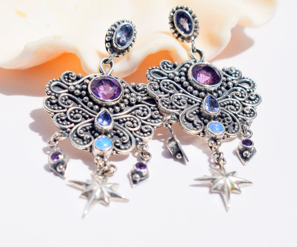 Aros Cosmic Buterfy Amatista