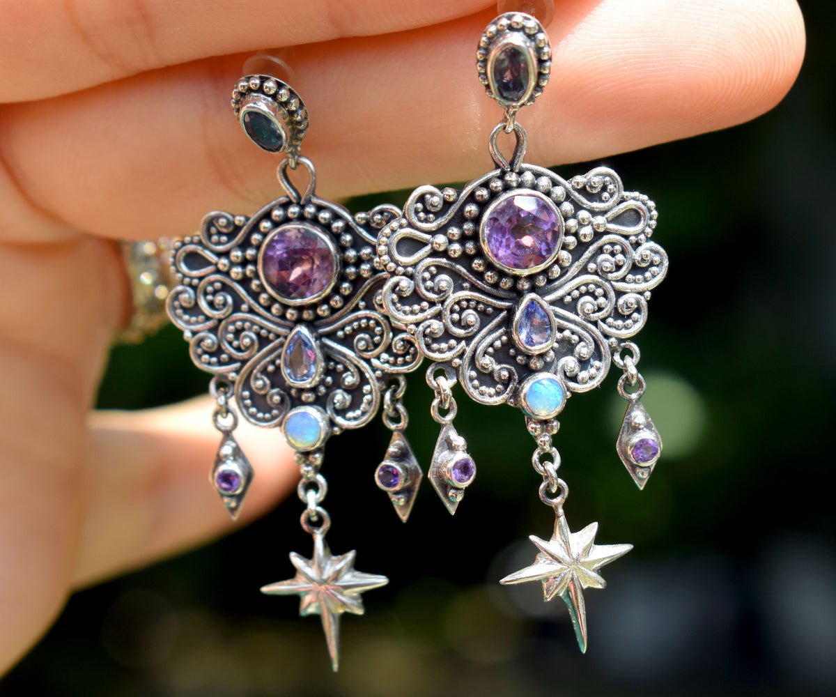 Aros Cosmic Buterfy Amatista