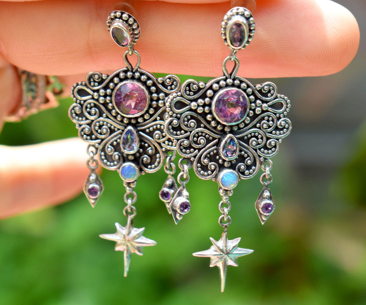 Aros Cosmic Buterfy Amatista