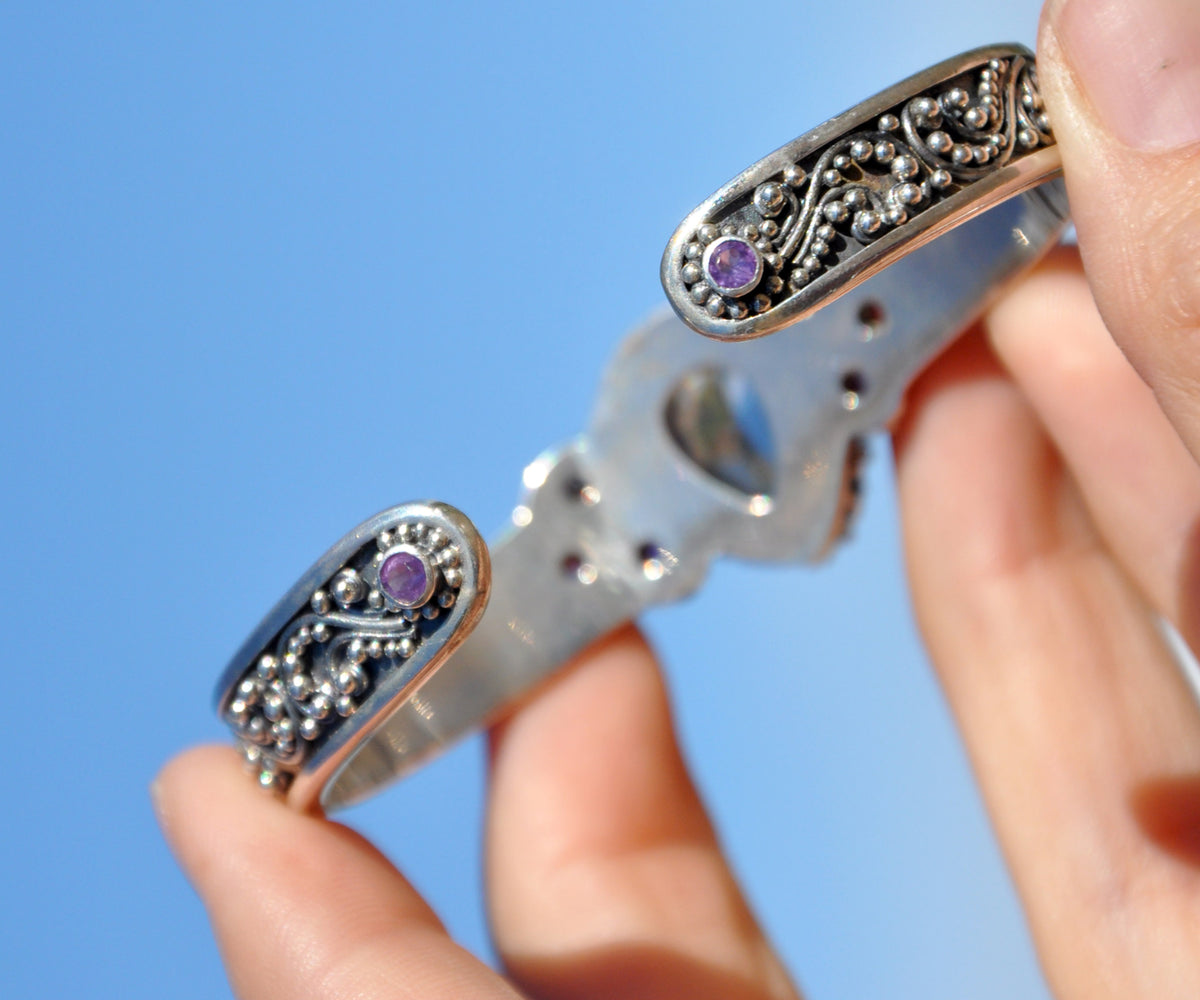 Brazalete Spirit Amatista Perla