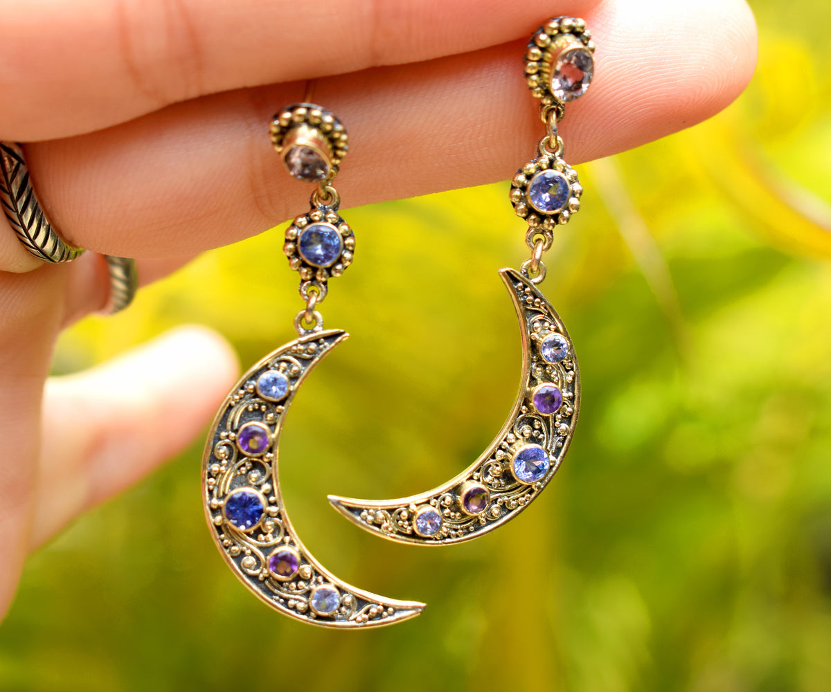 Aros Crecent Moon Tanzanitas