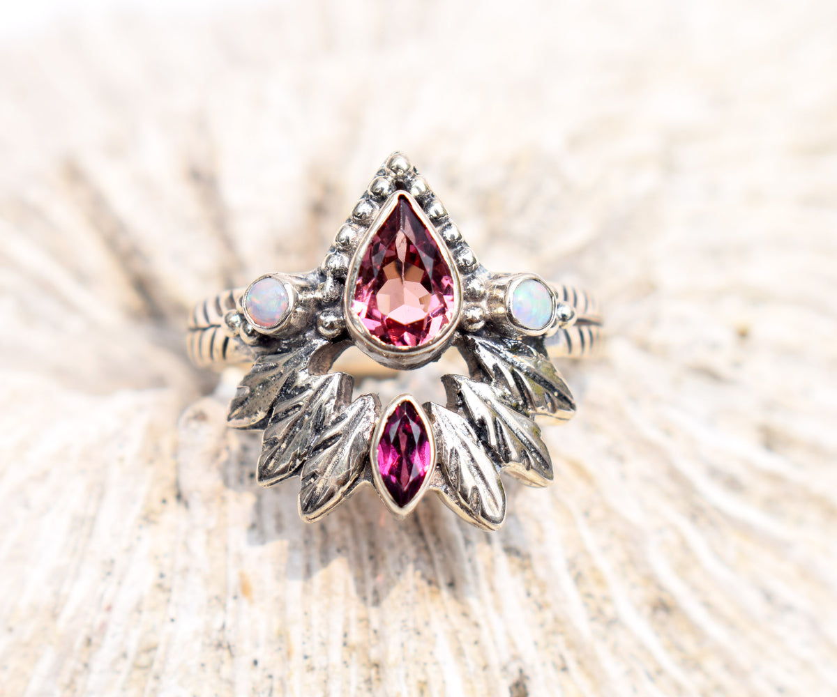 Anillo Pocahontas Turmalina