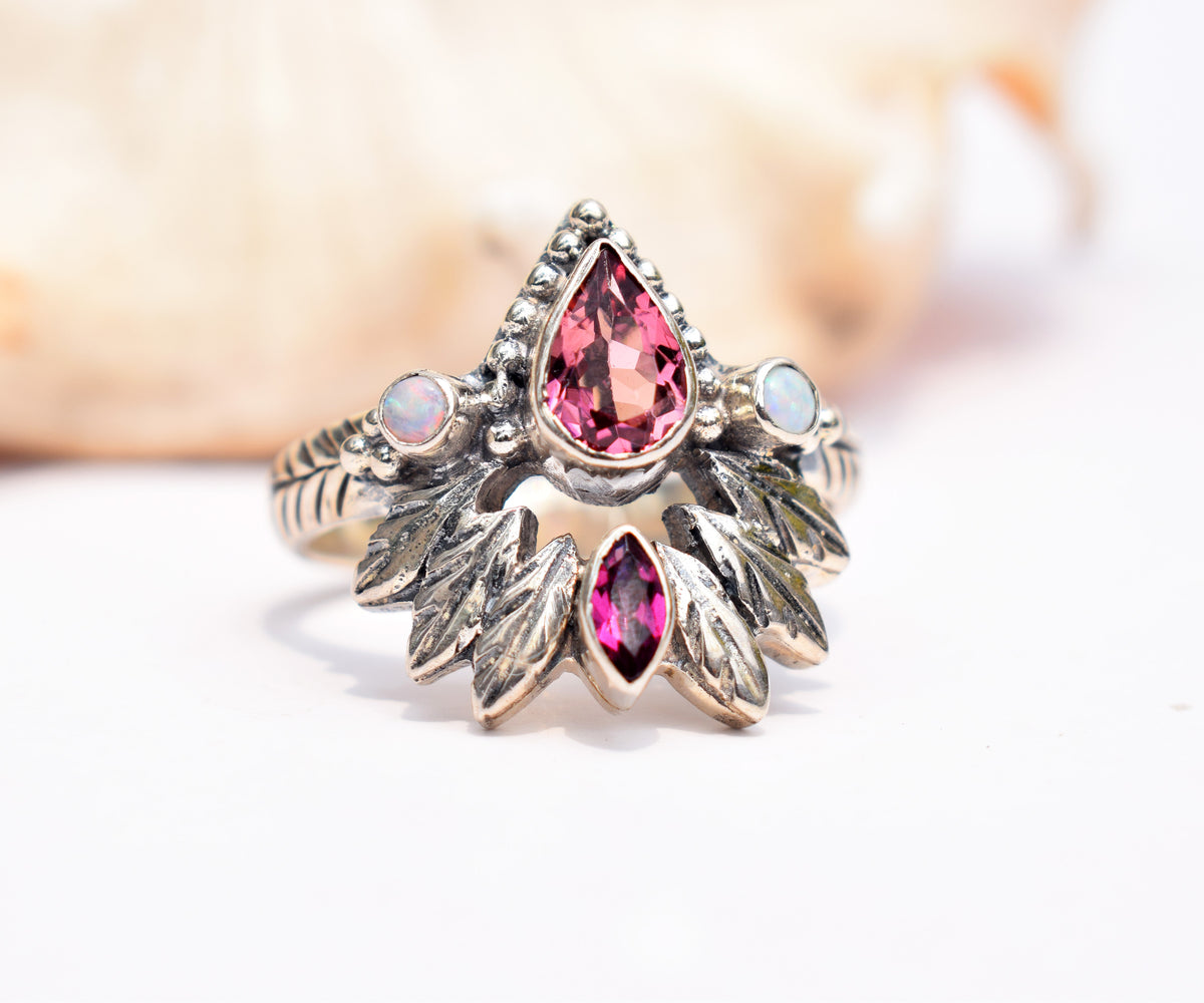 Anillo Pocahontas Turmalina