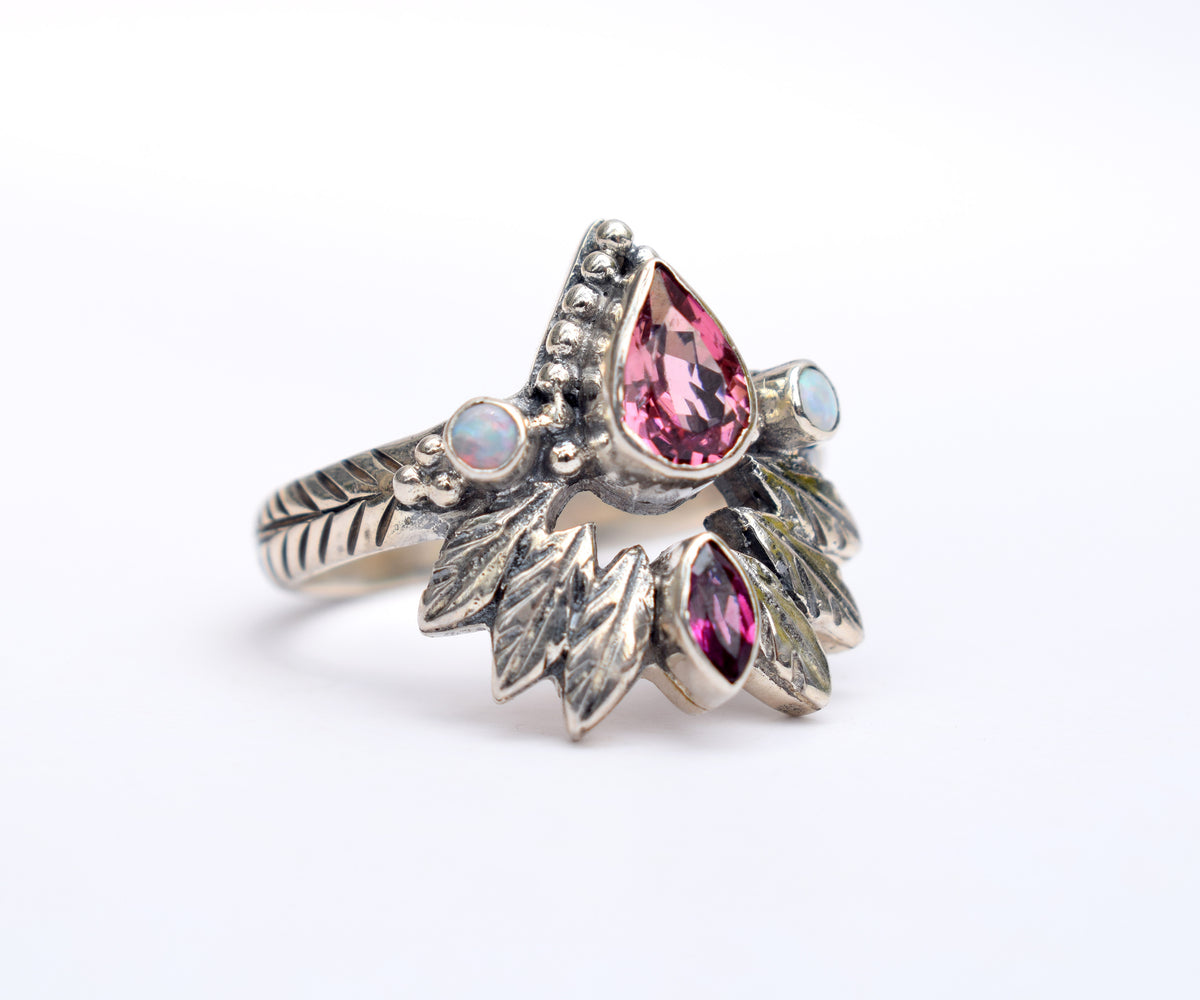 Anillo Pocahontas Turmalina