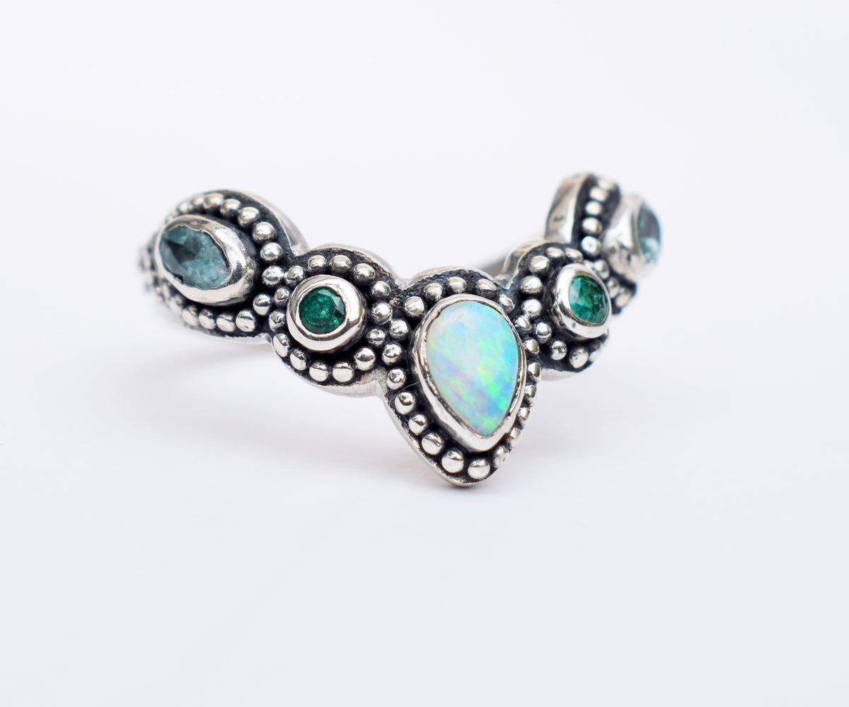 Anillo Fusion Petra Opalo