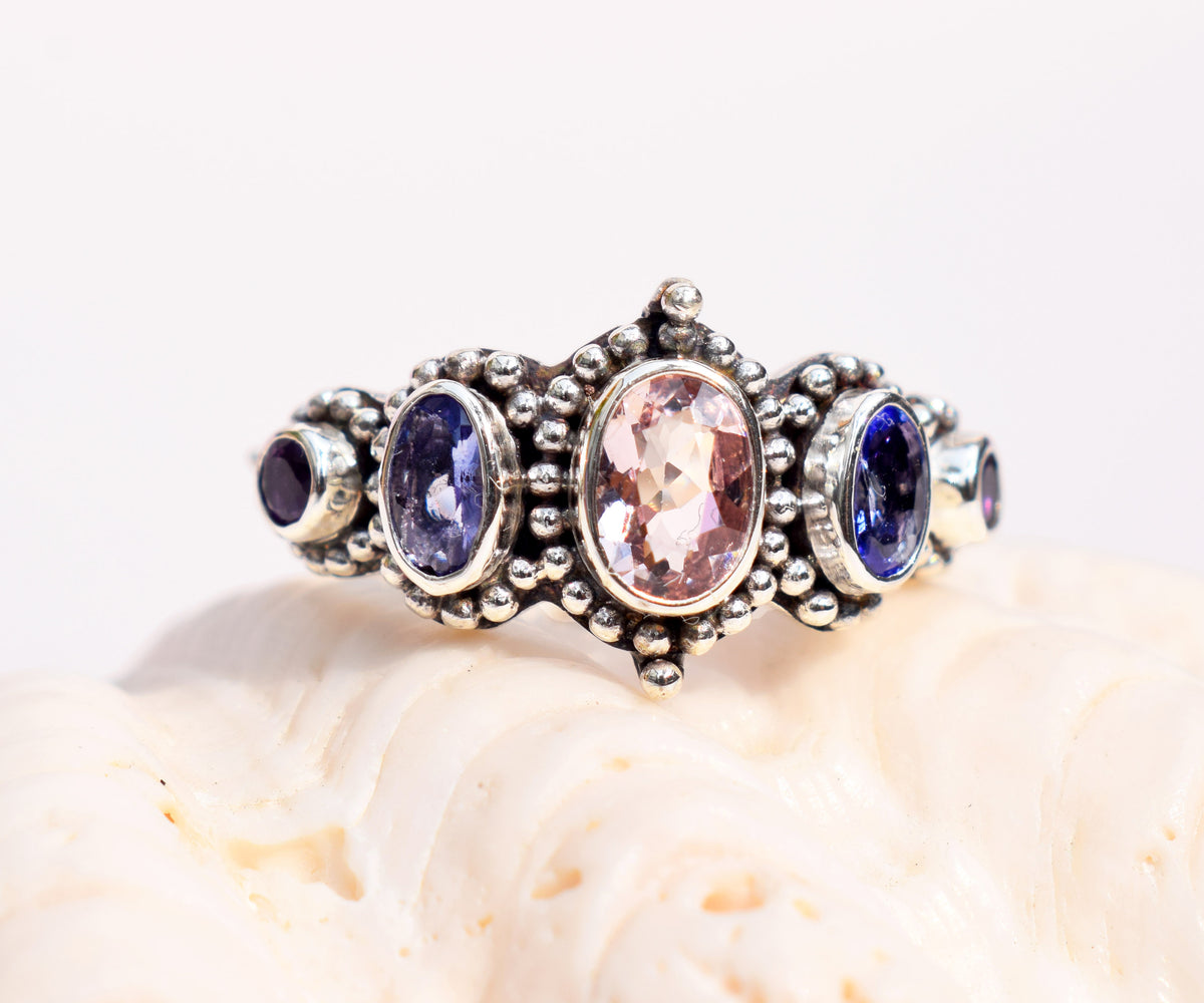 Anillo Petra Morganita