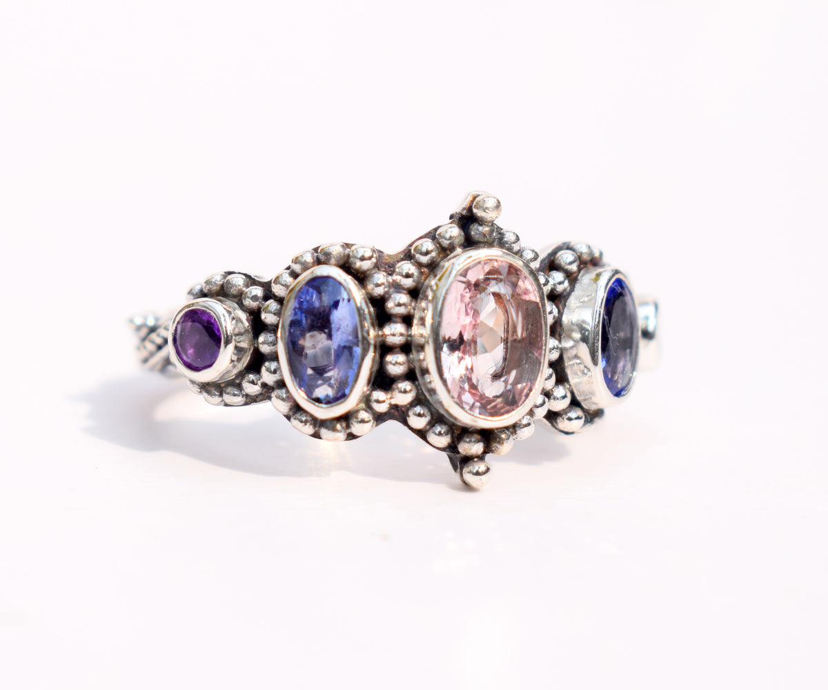 Anillo Petra Morganita