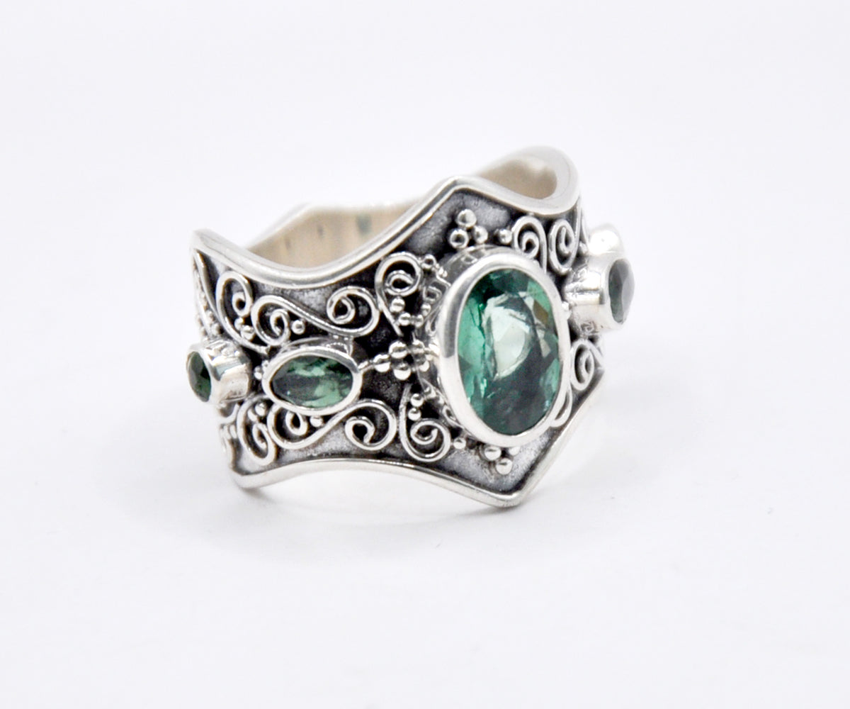 Anillo Makara Apatita