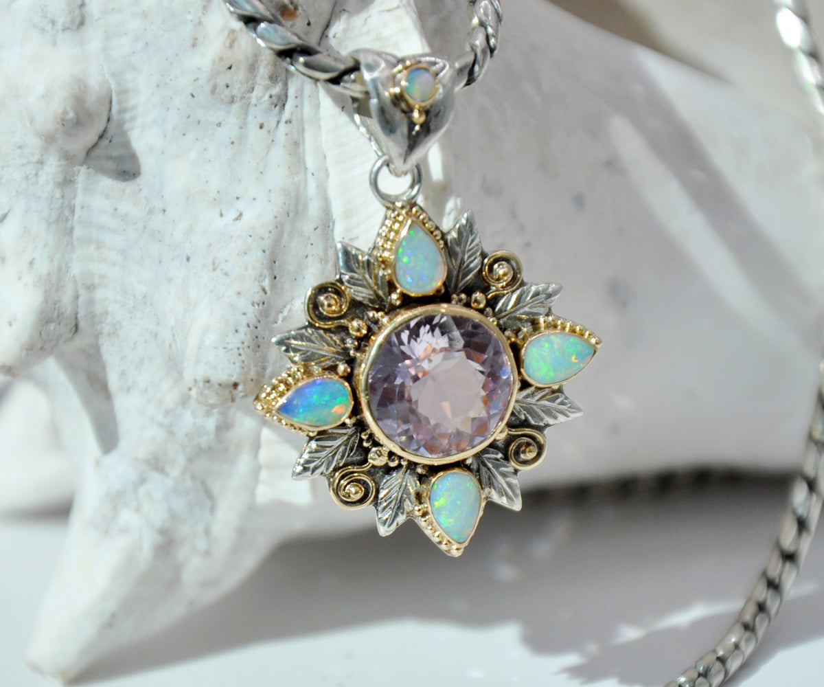 Colgante Pocahontas Kunzita