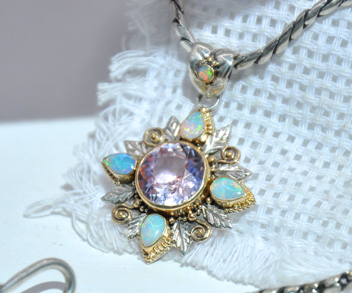 Colgante Pocahontas Kunzita