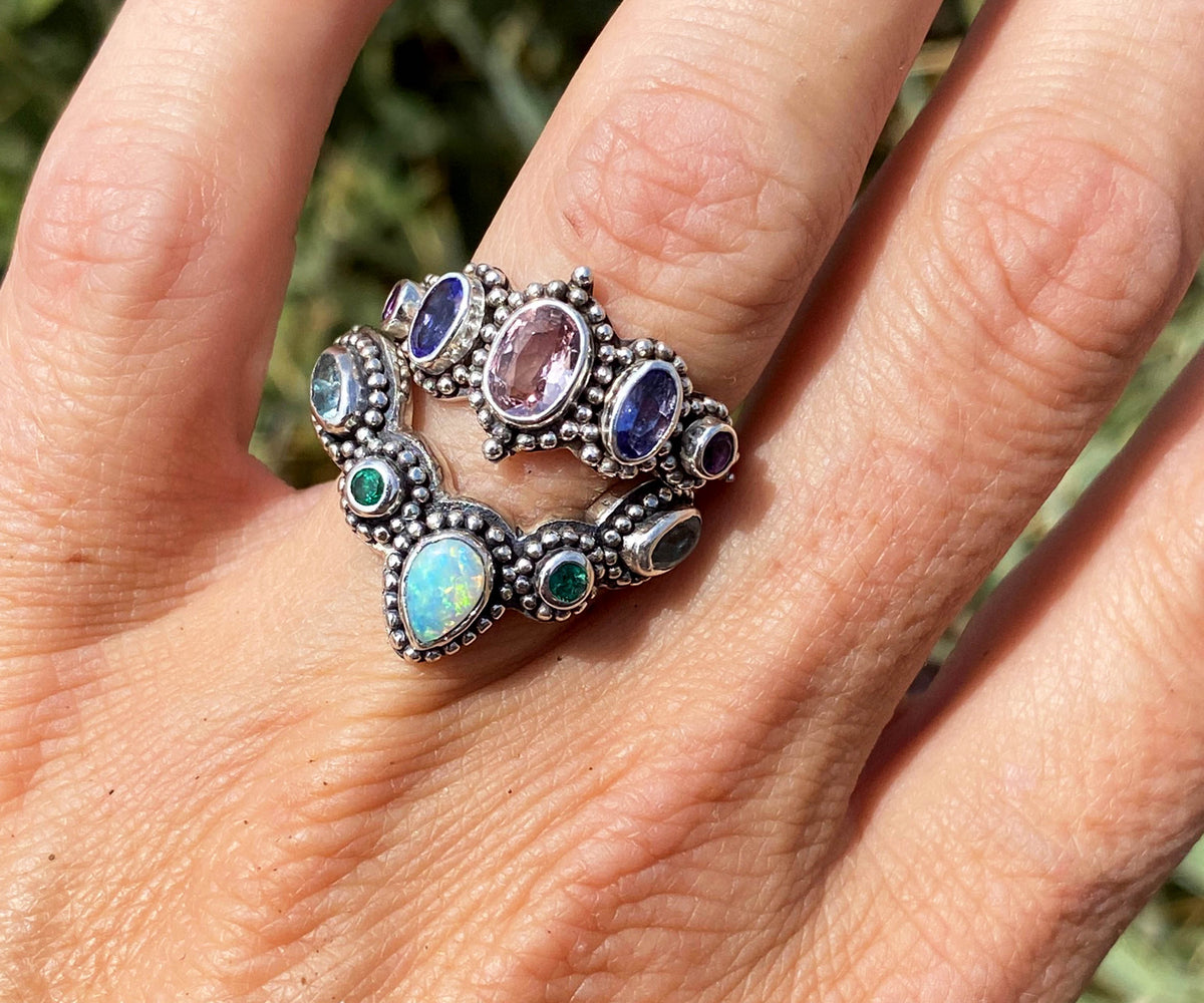 Anillo Fusion Petra Opalo