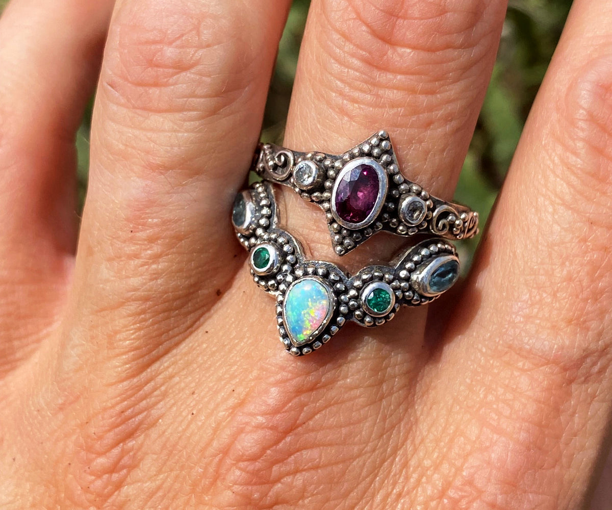 Anillo Fusion Petra Opalo