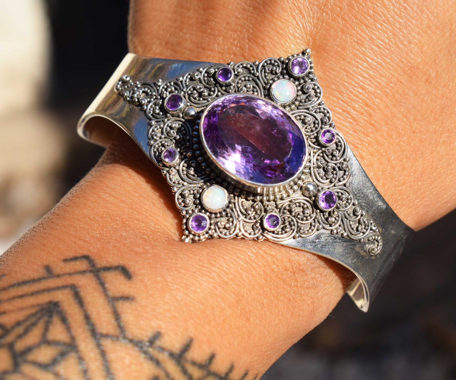 Brazalete Aura Rainbow Amatista