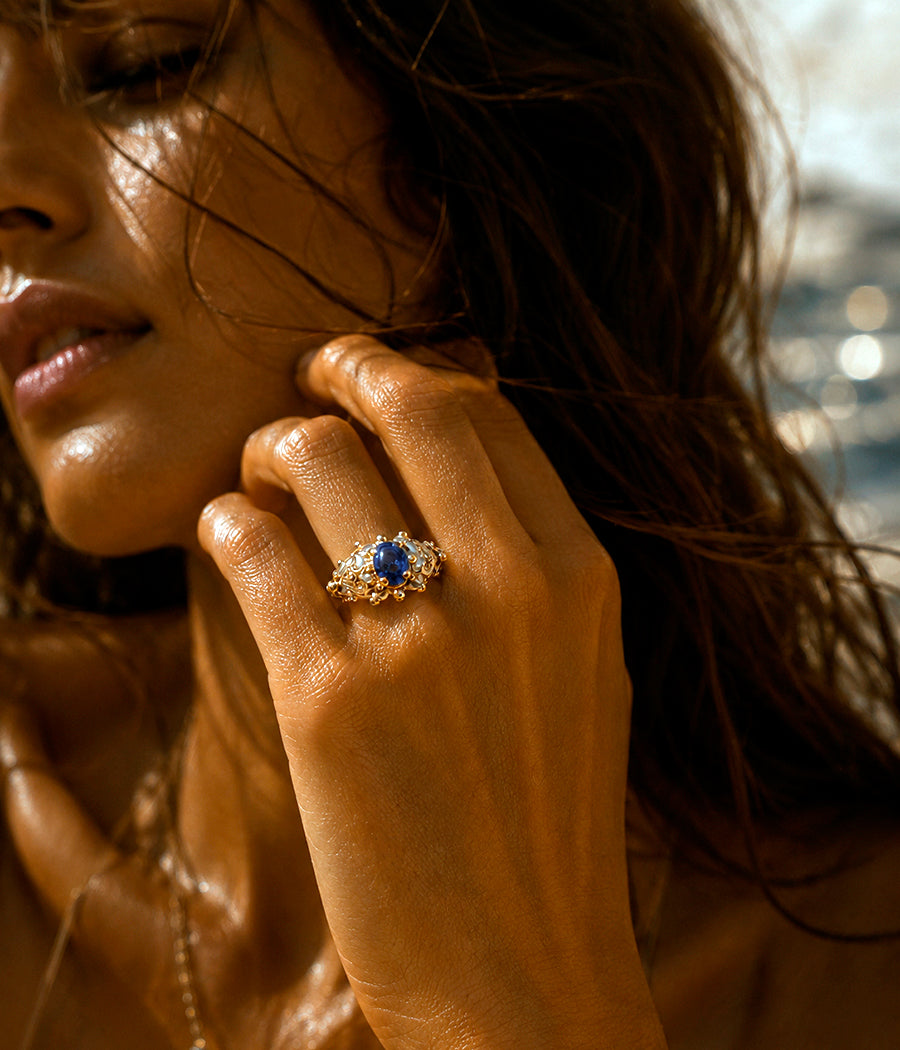 Anillo Elektra Tanzanita
