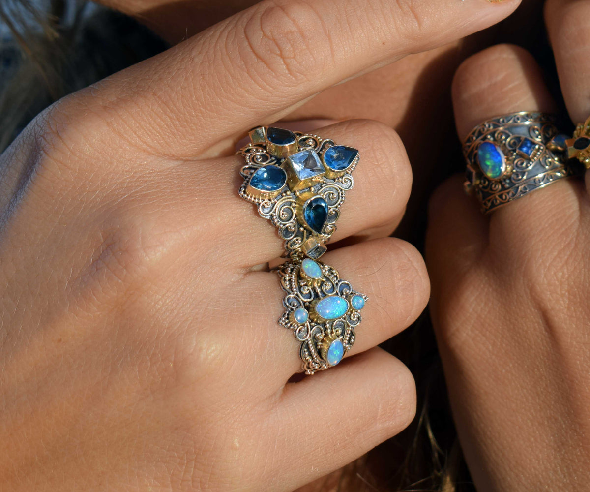 Anillo Kerala Opalos