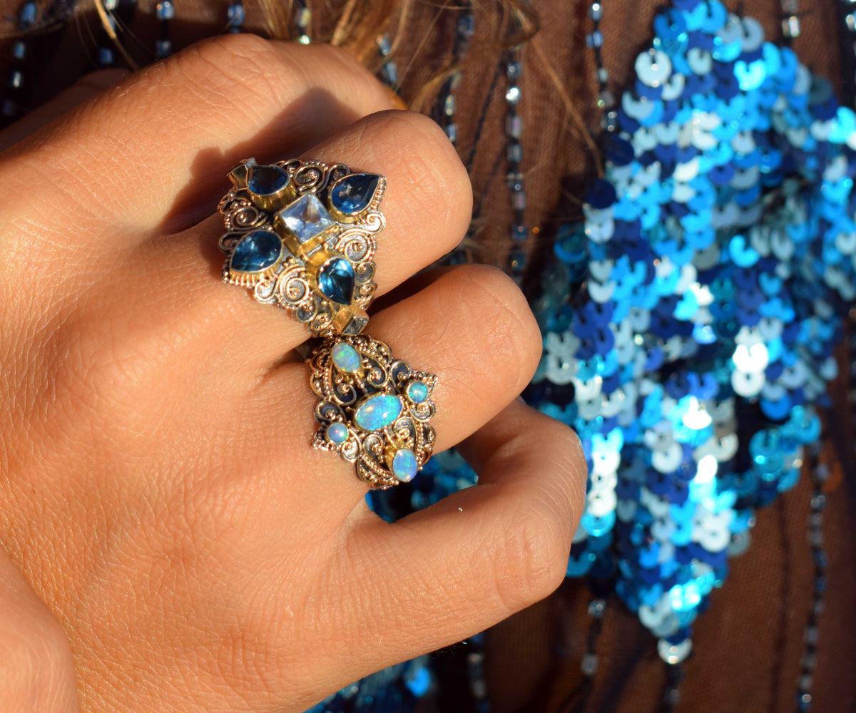 Anillo Kerala Opalos