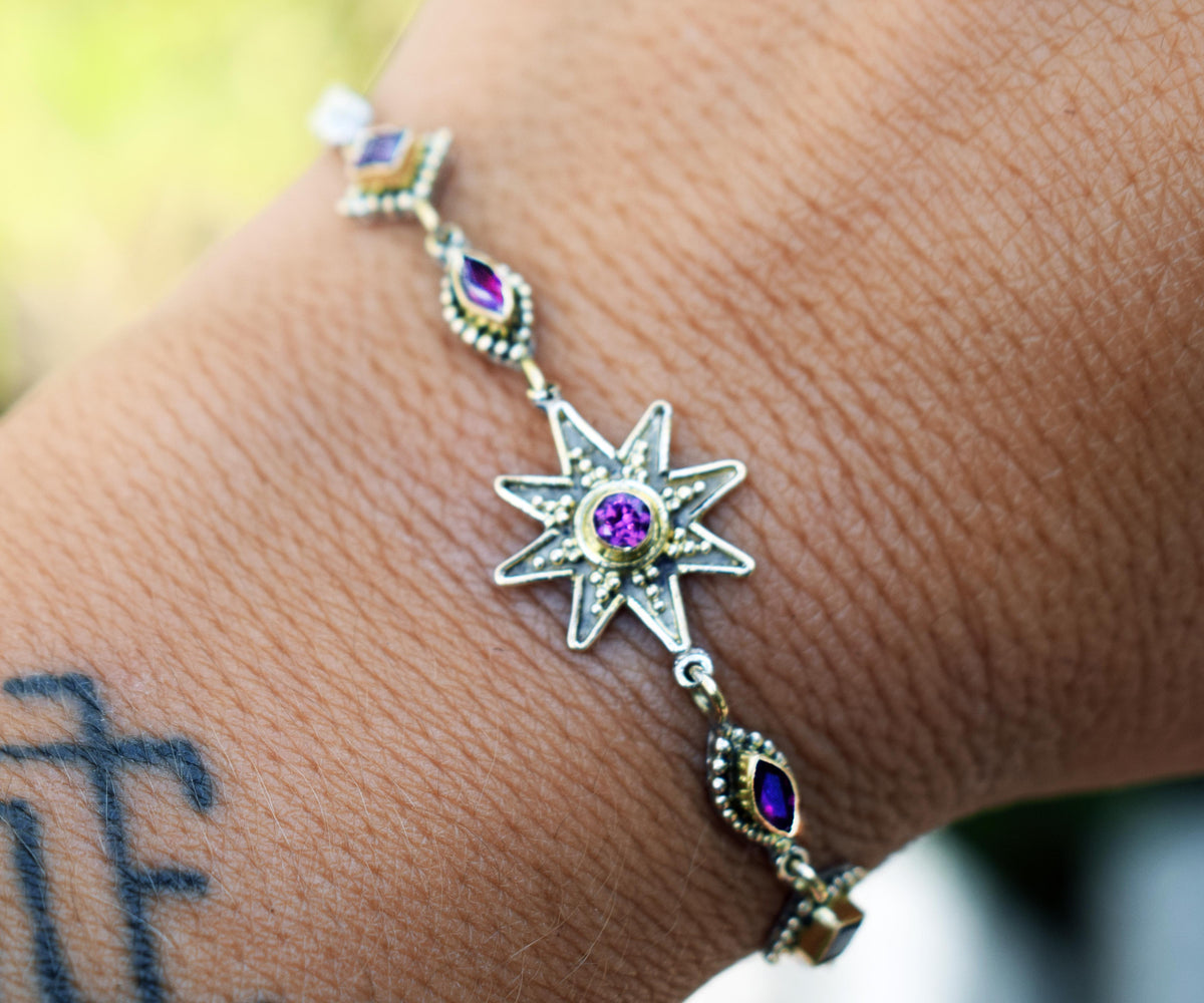 Pulsera Constelaciones Rubí