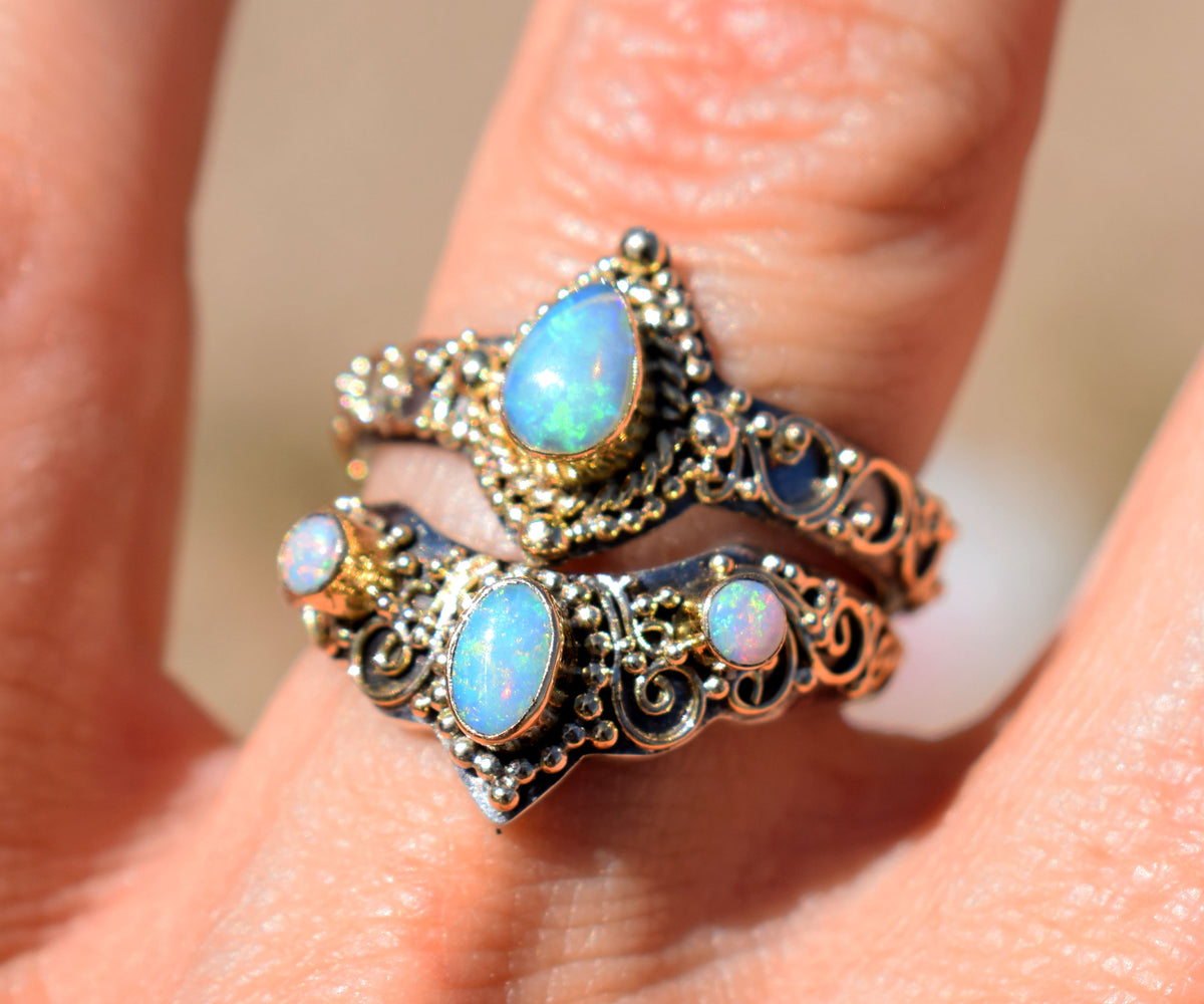 Anillo Fall in love Opalo