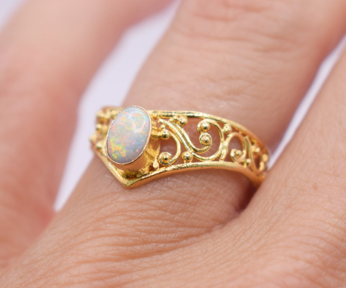 Anillo Calisto Ópalo