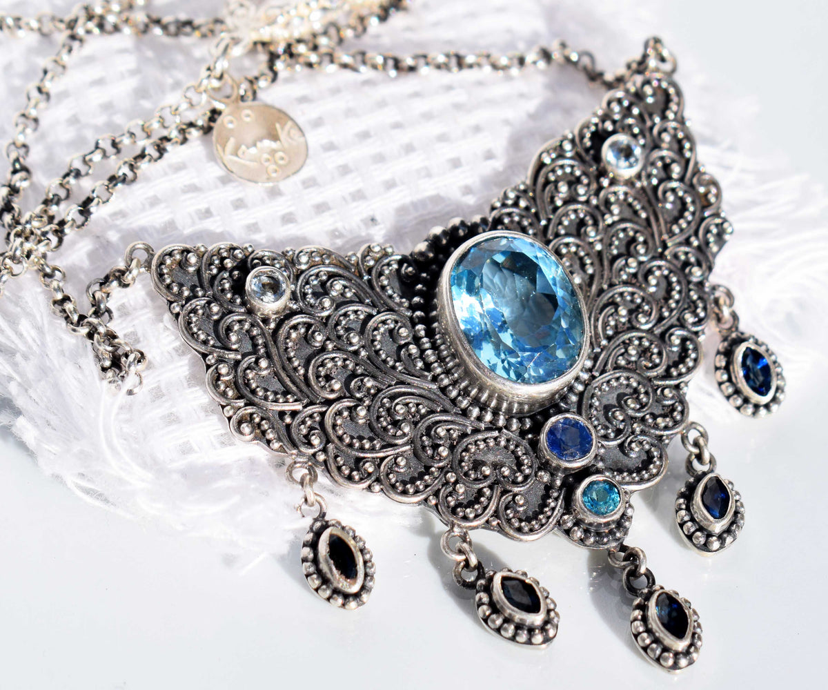 Collar Florecer Topacio