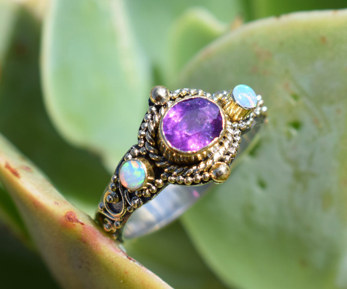 Anillo Florencia Zafiro Purple