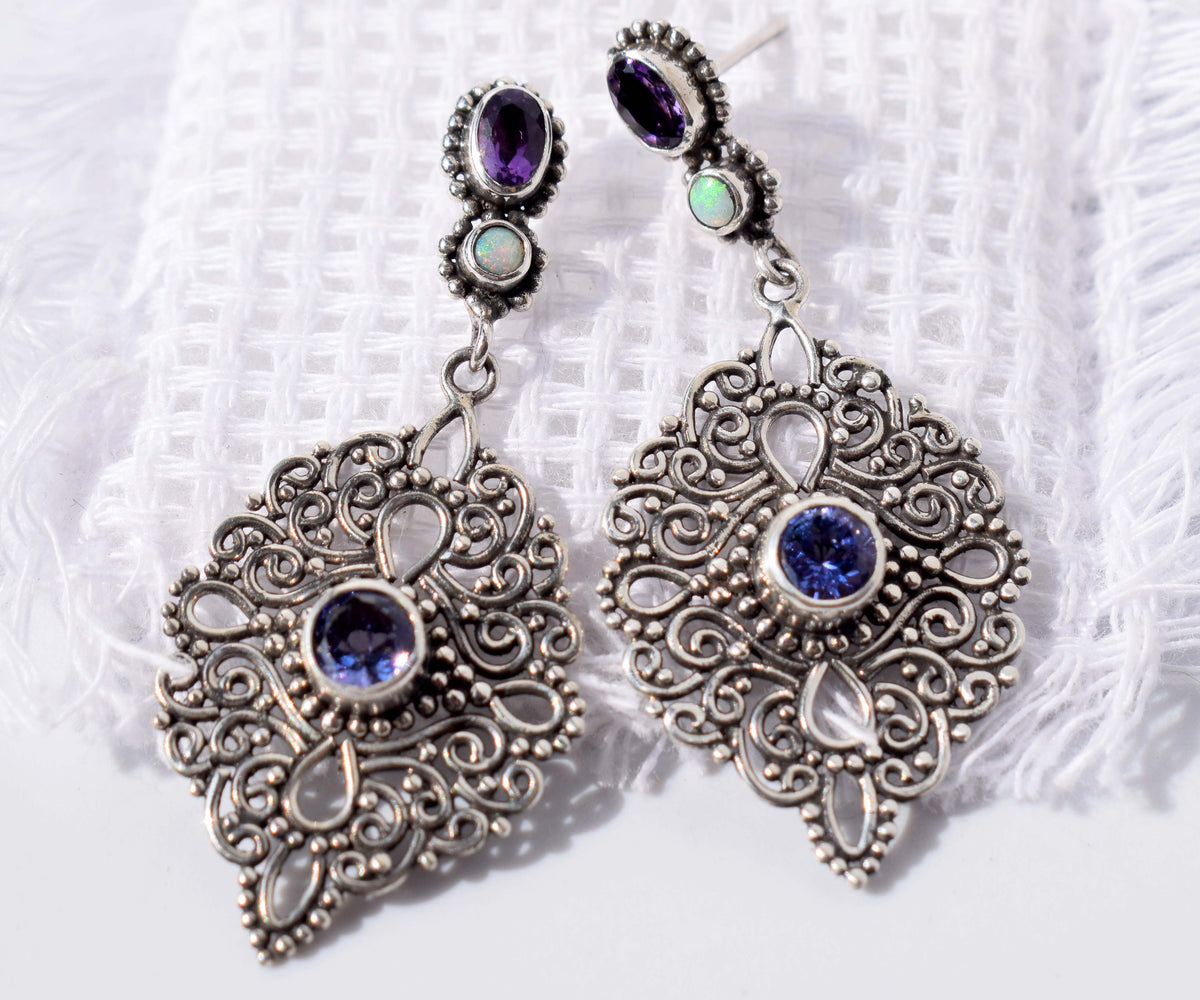 Aros Jazmin Tanzanita