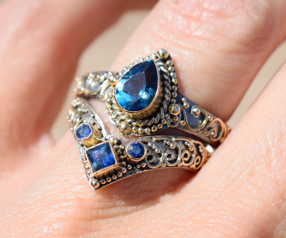 Anillo Fall in love Topacio