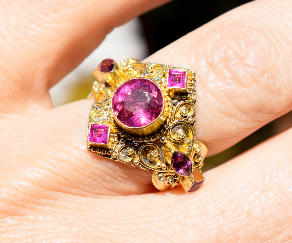 Anillo Sacred Turmalina