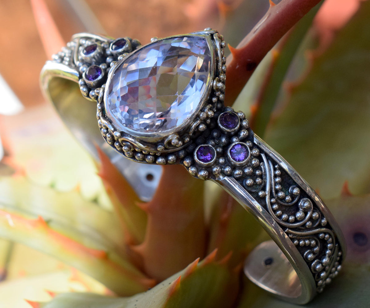 Brazalete Spirit Amatista Rosa de Francia