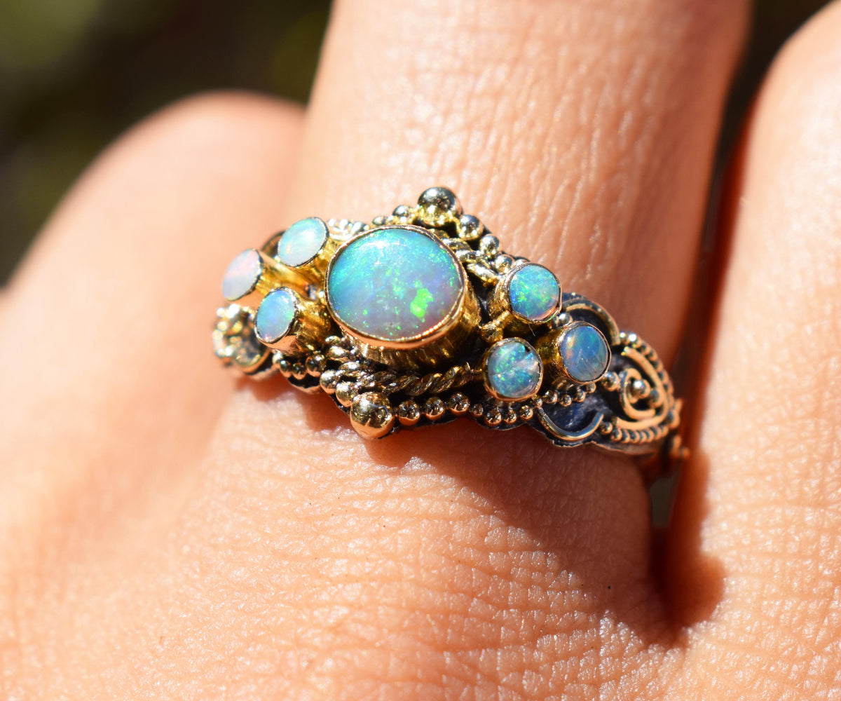 Anillo Azahara Ópalo