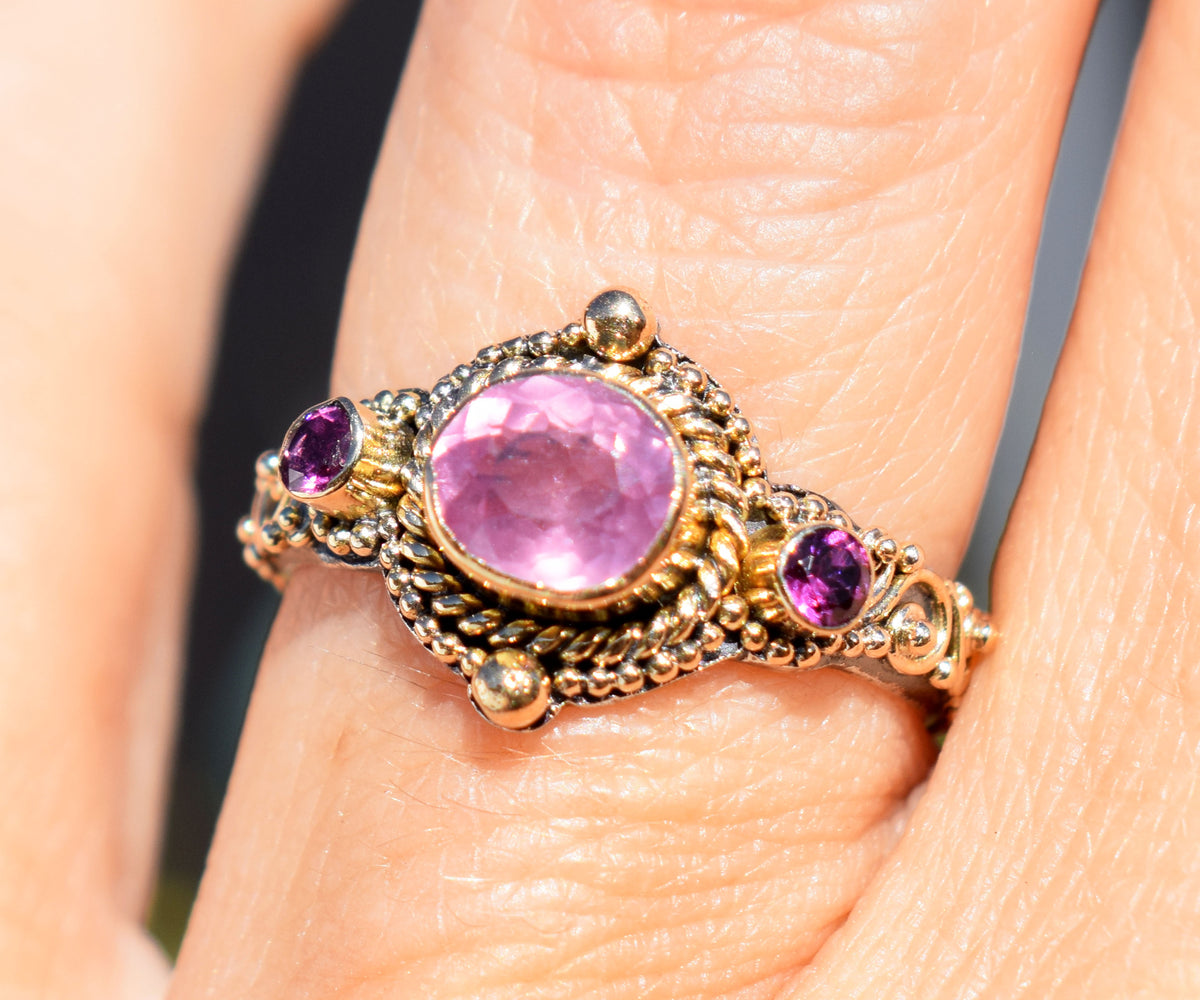 Anillo Florencia Espinela Rosada