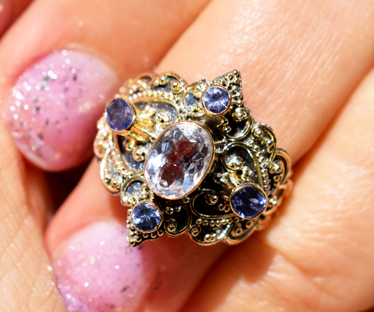 Anillo Kerala Morganita