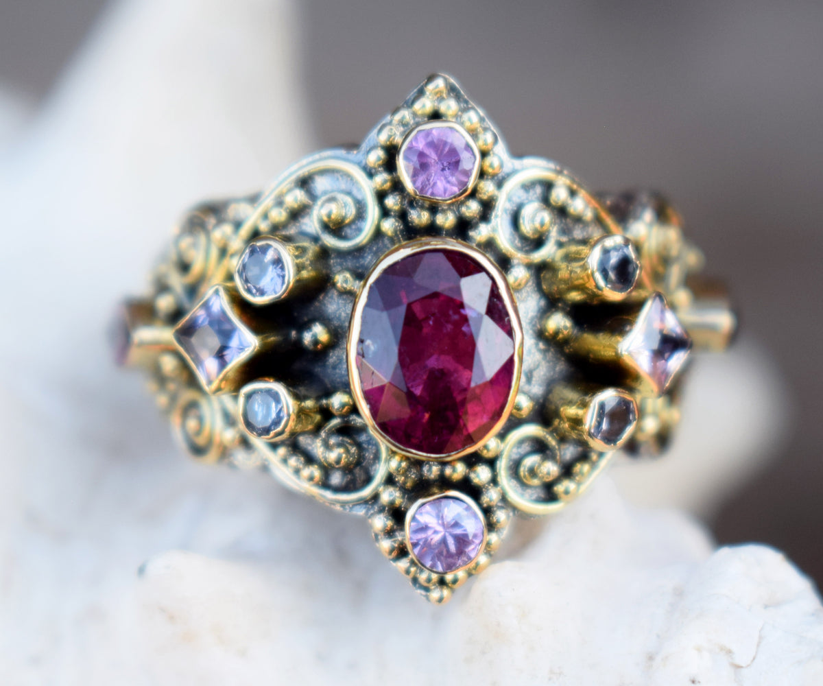 Anillo Arabic Dream Turmalina