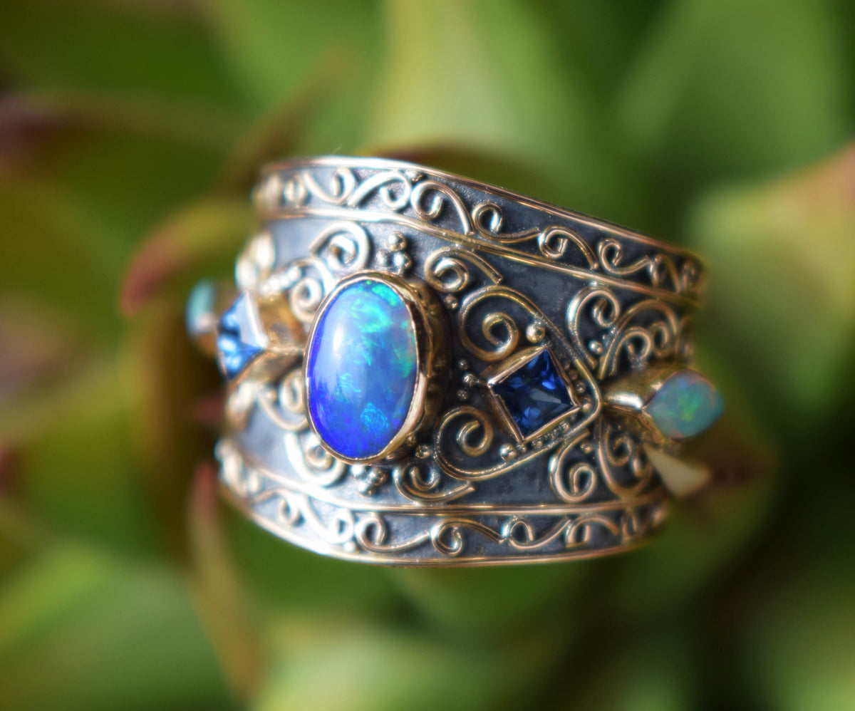 Anillo Las Mil y Una Noches Opalo