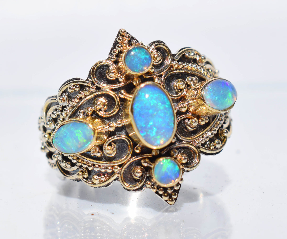 Anillo Kerala Opalos