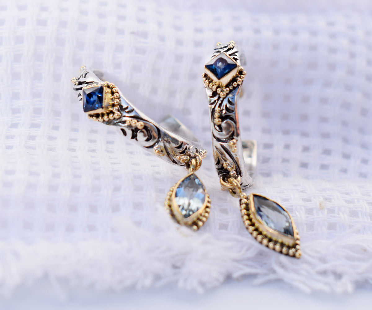 Argollas Milano Zafiro