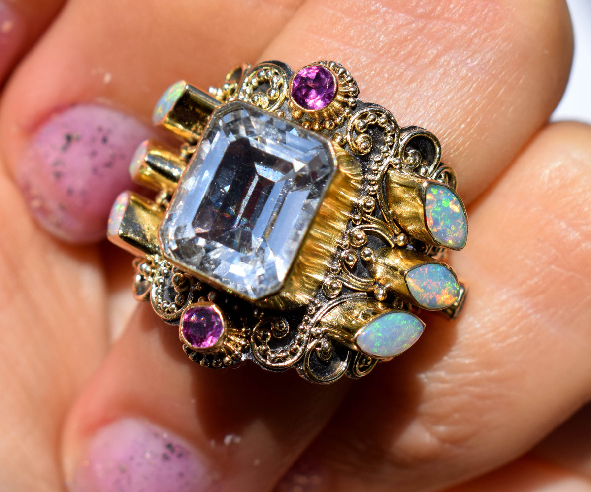 Anillo Forest Topacio