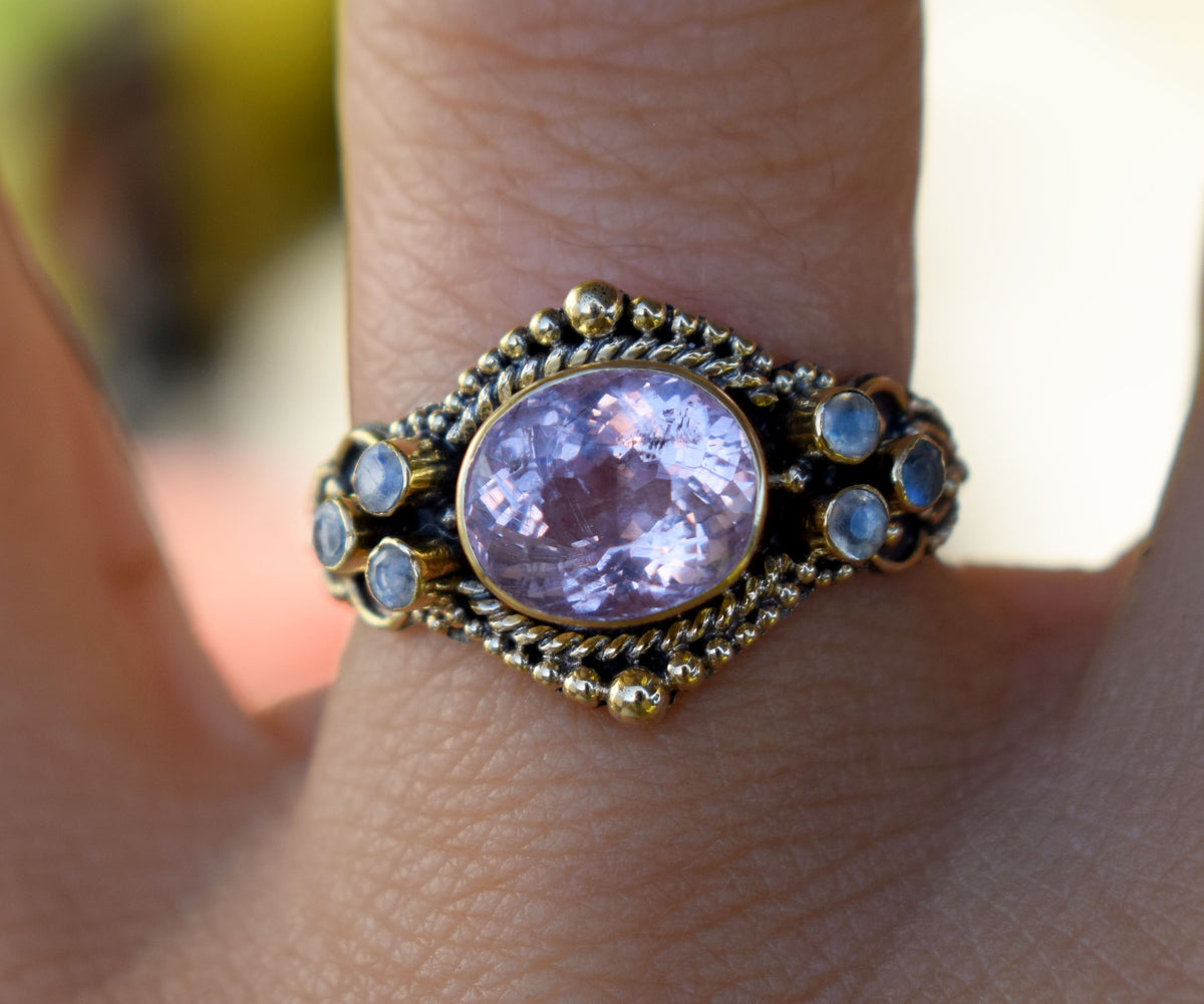 Anillo Azahara Morganita