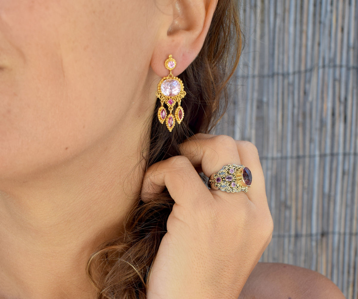 Aros Jardín del Edén Kunzita