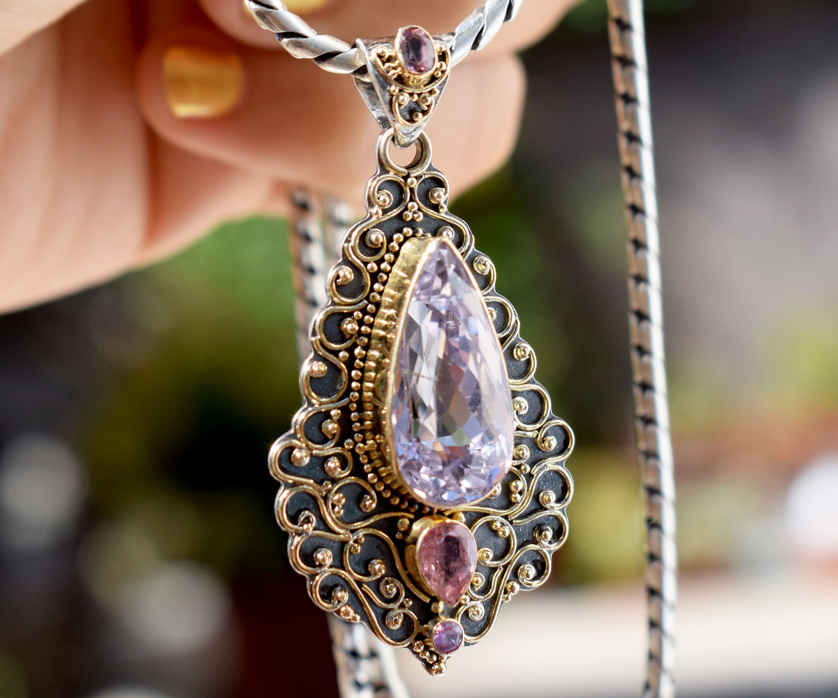 Colgante Miracle Kunzita