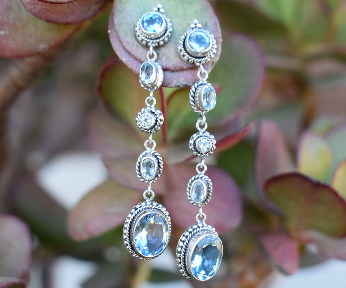 Aros Cascada Topacios