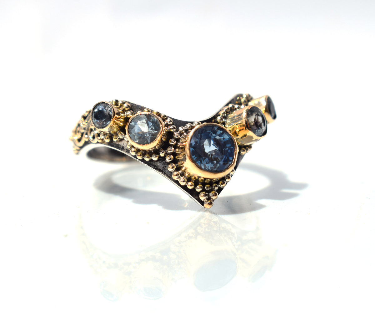 Anillo Fusión Queen Zafiro