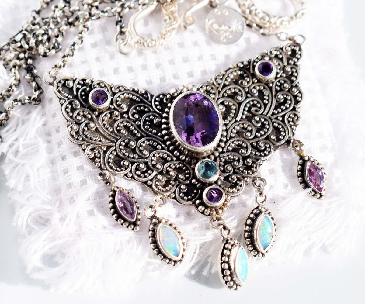 Collar Florecer Amatista