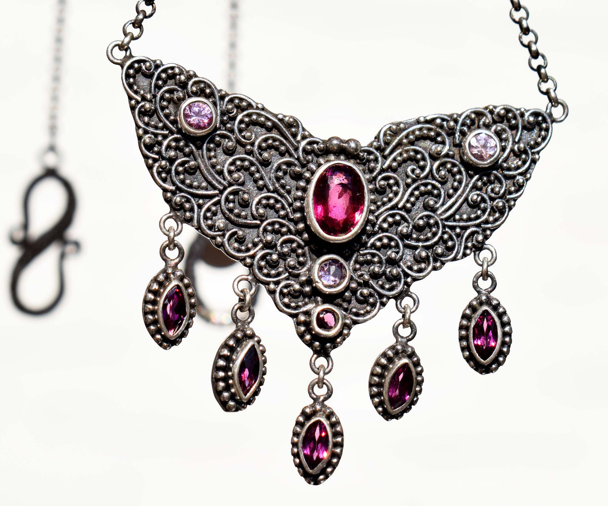 Collar Florecer Turmalina