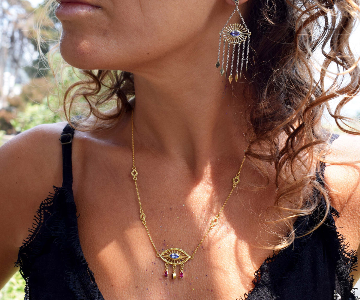 Collar Helix Tanzanita