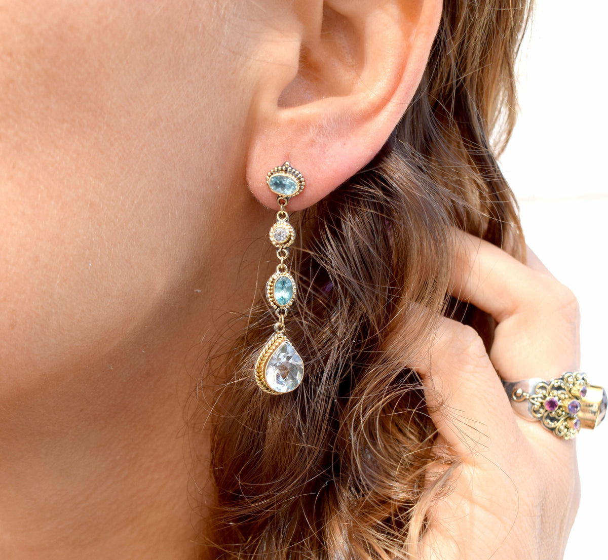 Aros Petra Aguamarina