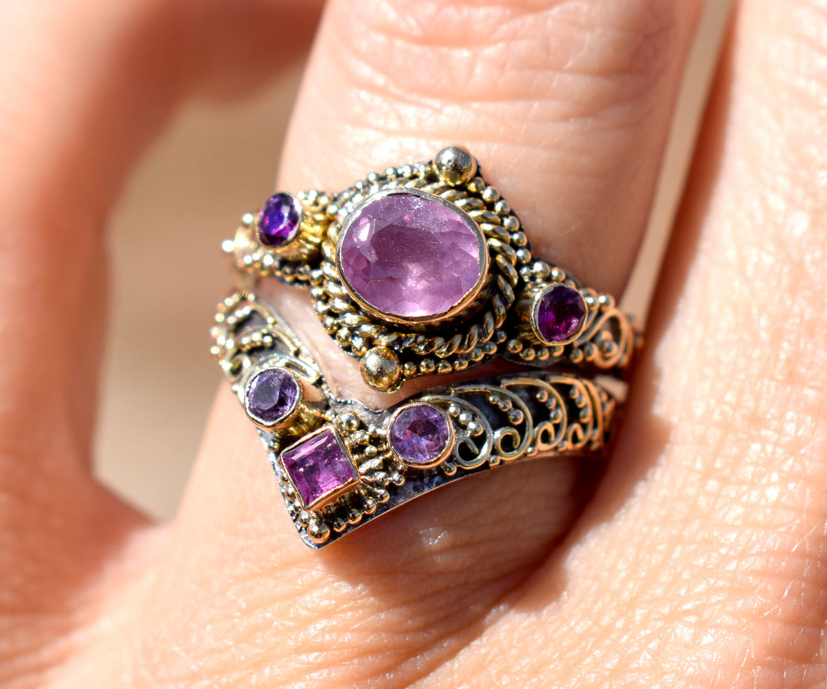 Anillo Florencia Espinela Rosada